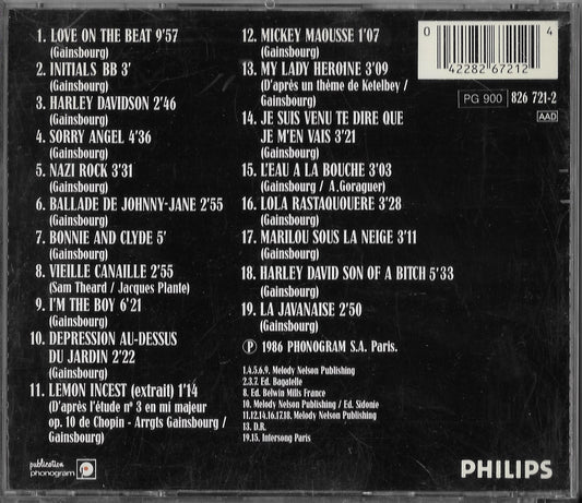 SERGE GAINSBOURG - Live