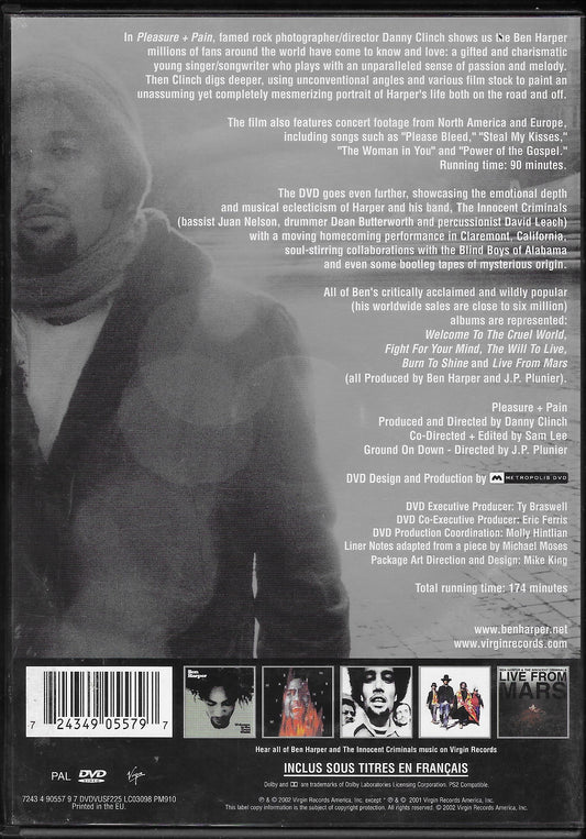 BEN HARPER - Pleasure + Pain