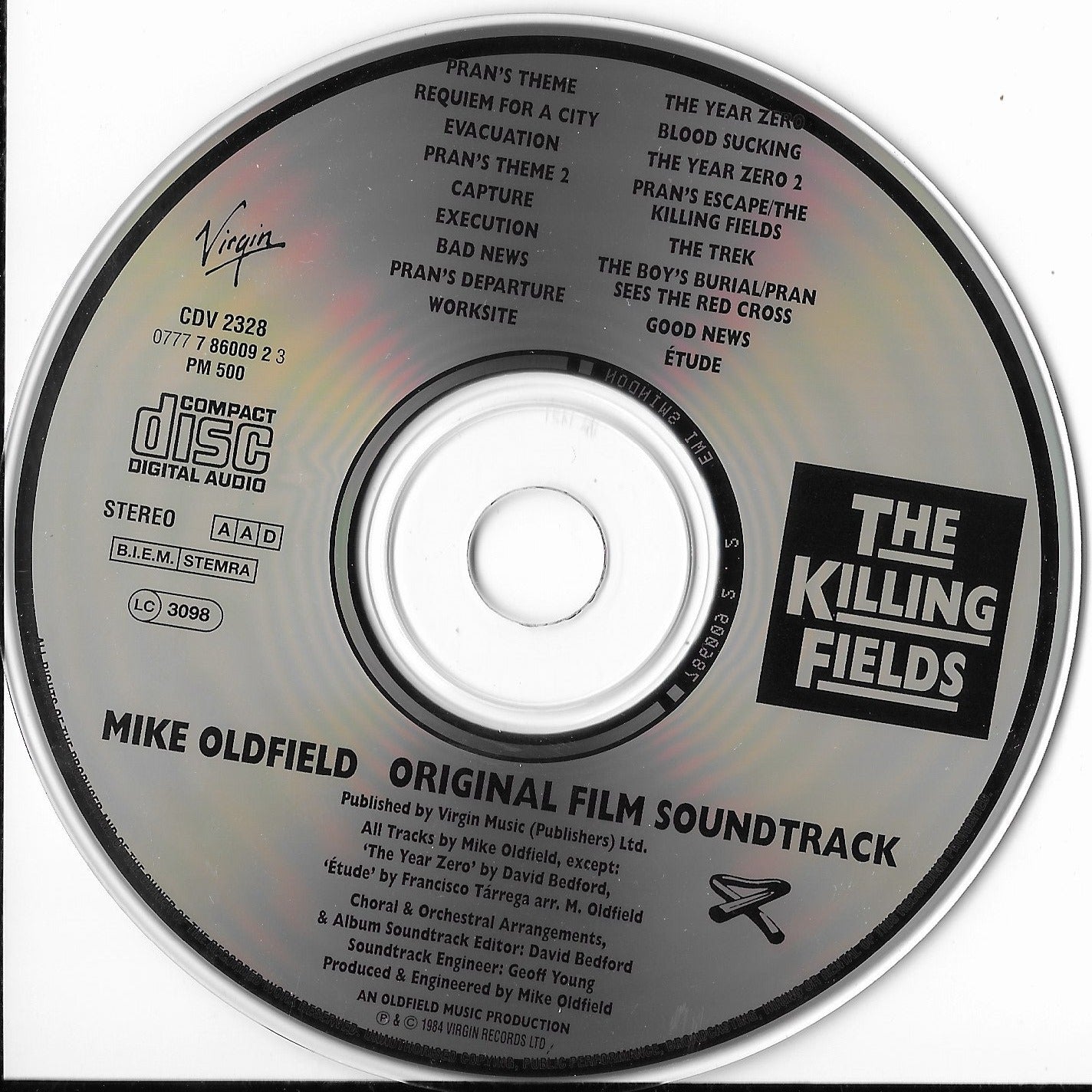 MIKE OLDFIELD - The Killing Fields (Original Motion Soundtrack)
