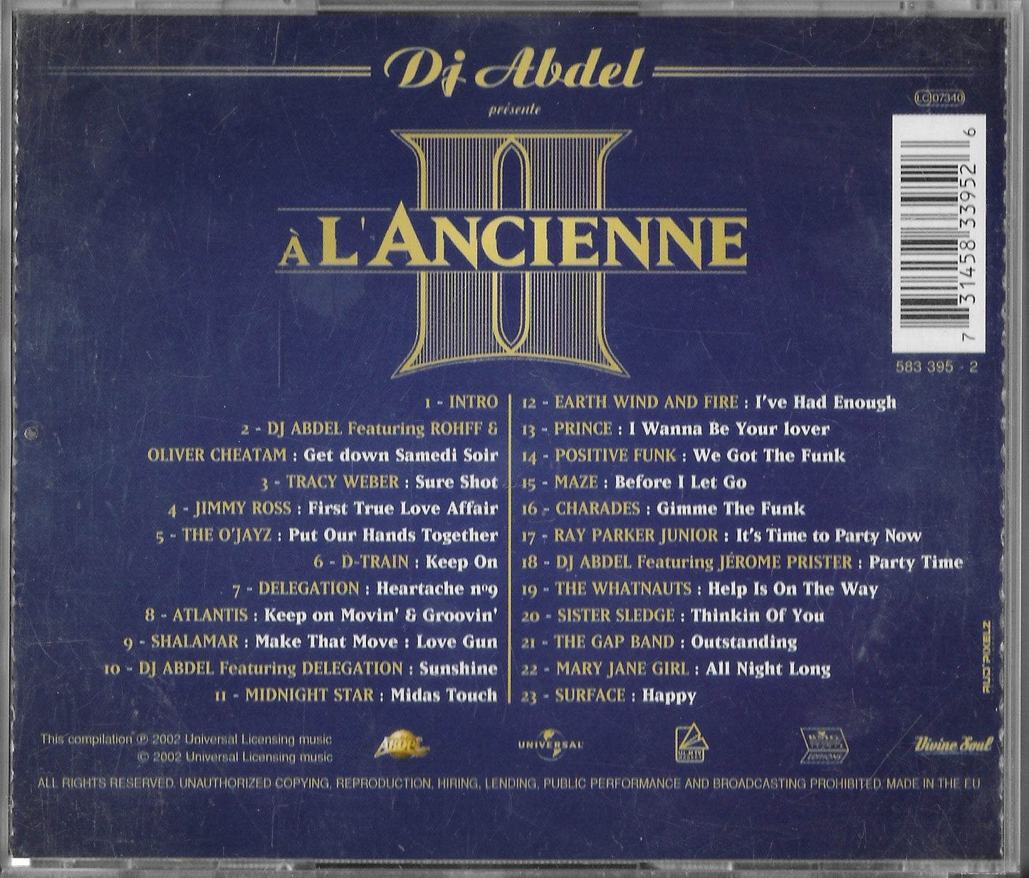 DJ ABDEL - A L'Ancienne Volume 2