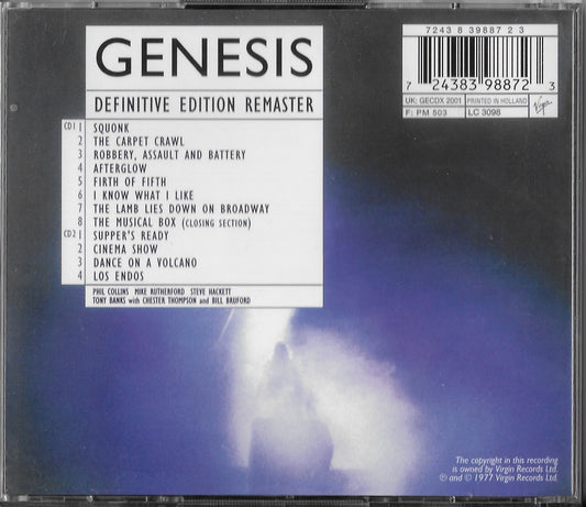 GENESIS - Seconds Out (Remastered)
