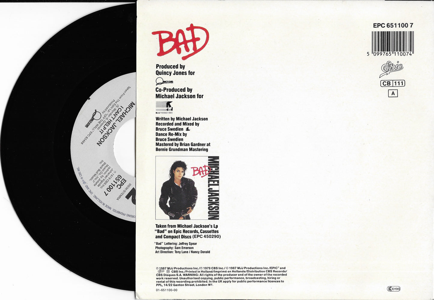 MICHAEL JACKSON - Bad