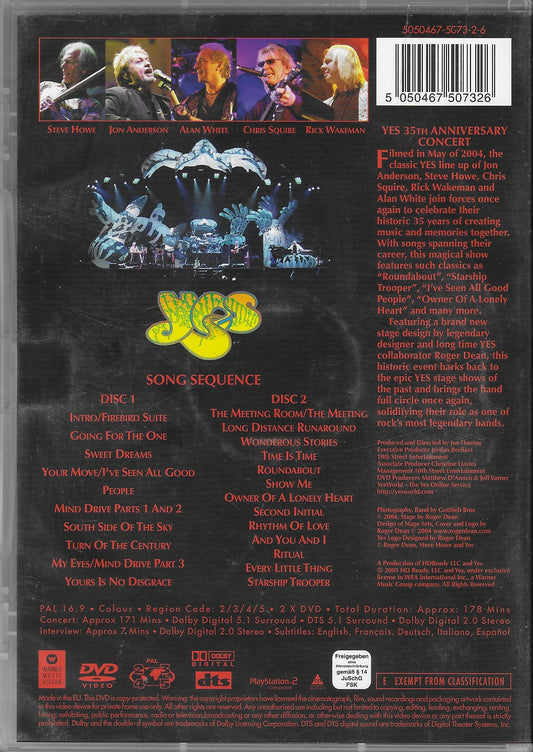 YES - Songs From Tsongas - Yes 35th Anniversary Concert