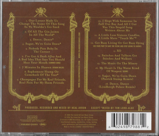 FALL OUT BOY - From Under The Cork Tree