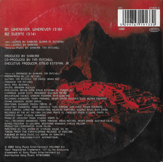 SHAKIRA - Whenever, Wherever