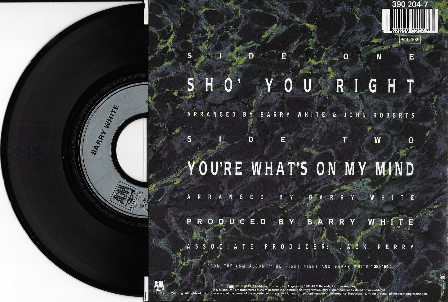 BARRY WHITE - Sho' You Right