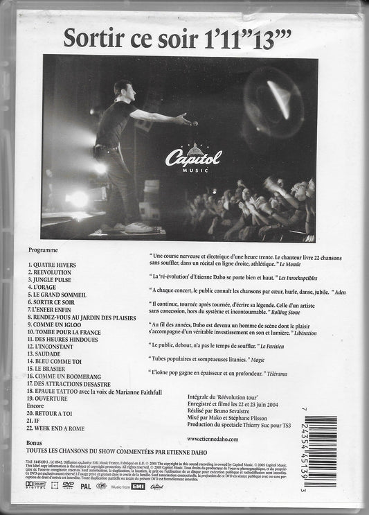 ETIENNE DAHO - Sortir Ce Soir - Live 2004