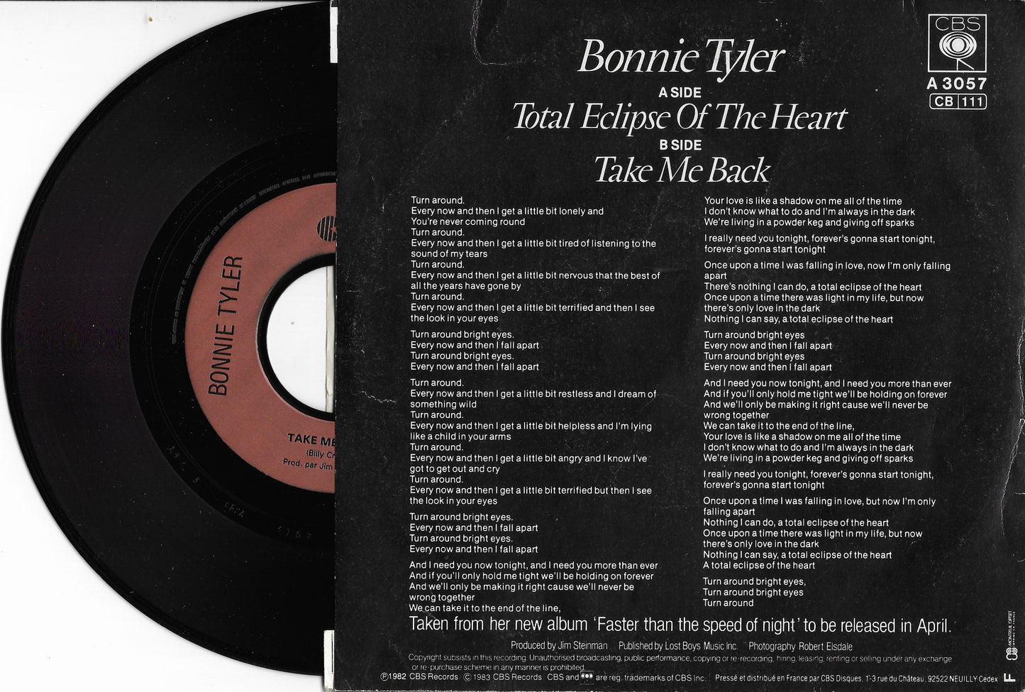 BONNIE TYLER - Total Eclipse Of The Heart