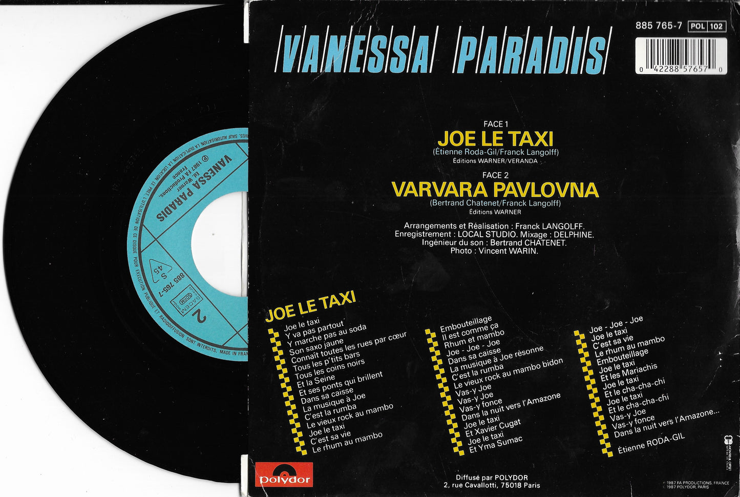 VANESSA PARADIS - Joe Le Taxi