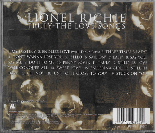 LIONEL RICHIE - Truly - The Love Songs