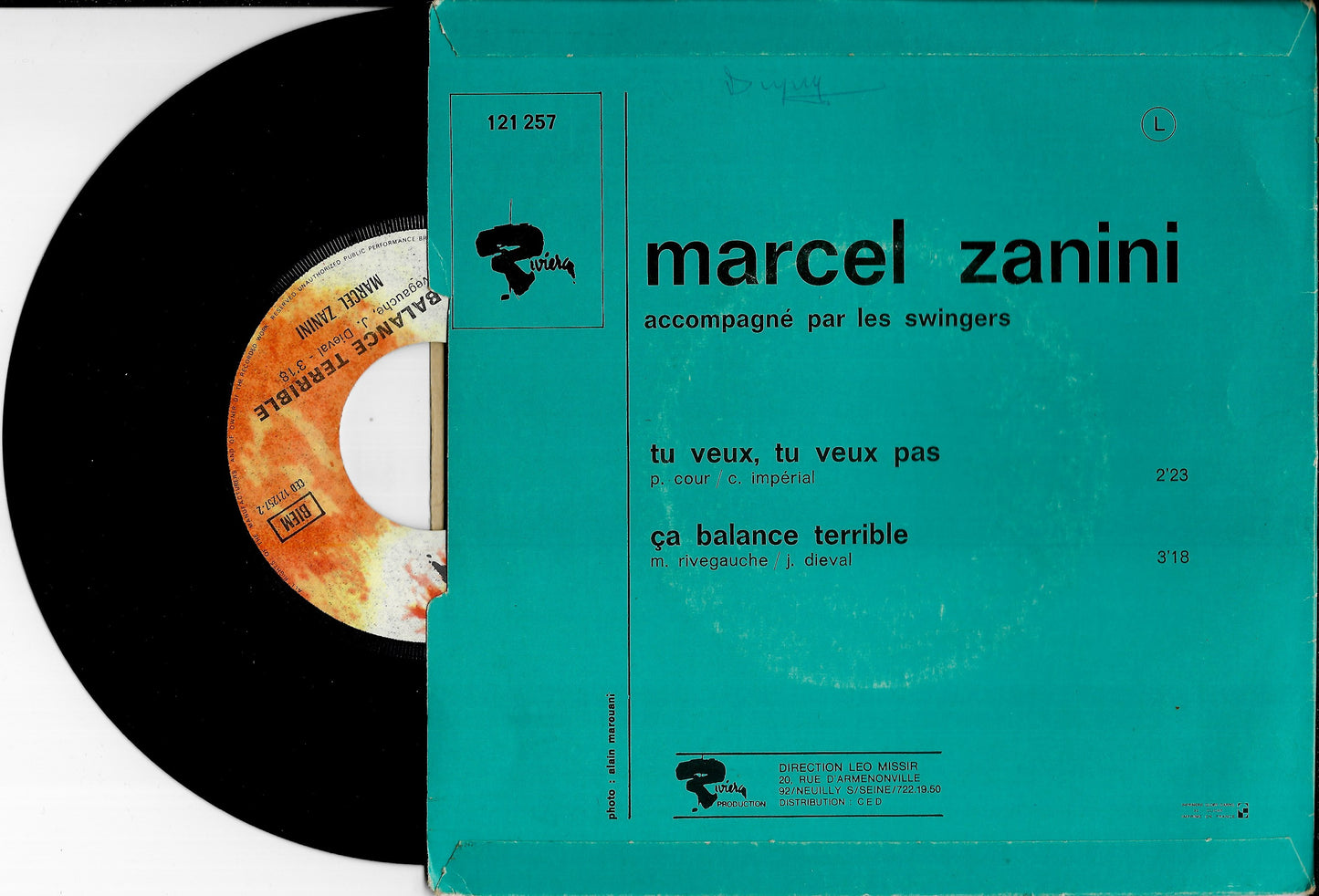 ZANINI - Tu Veux, Tu Veux Pas