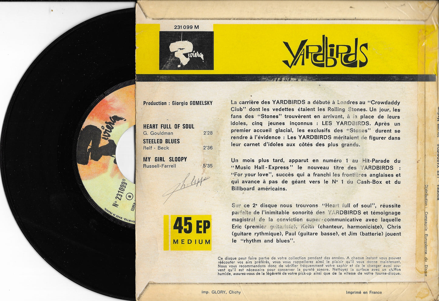 LES YARDBIRDS - Heart Full Of Soul
