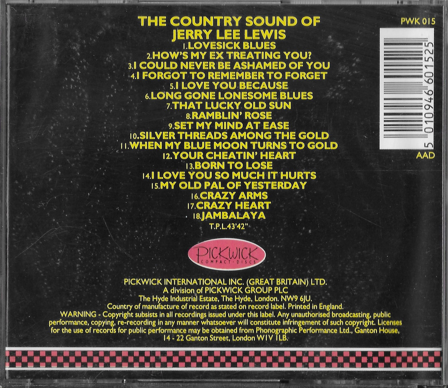 JERRY LEE LEWIS - The Country Sound Of Jerry Lee Lewis