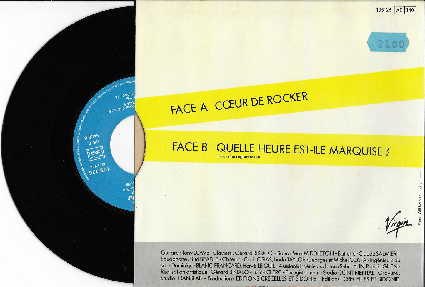 JULIEN CLERC - Cœur De Rocker