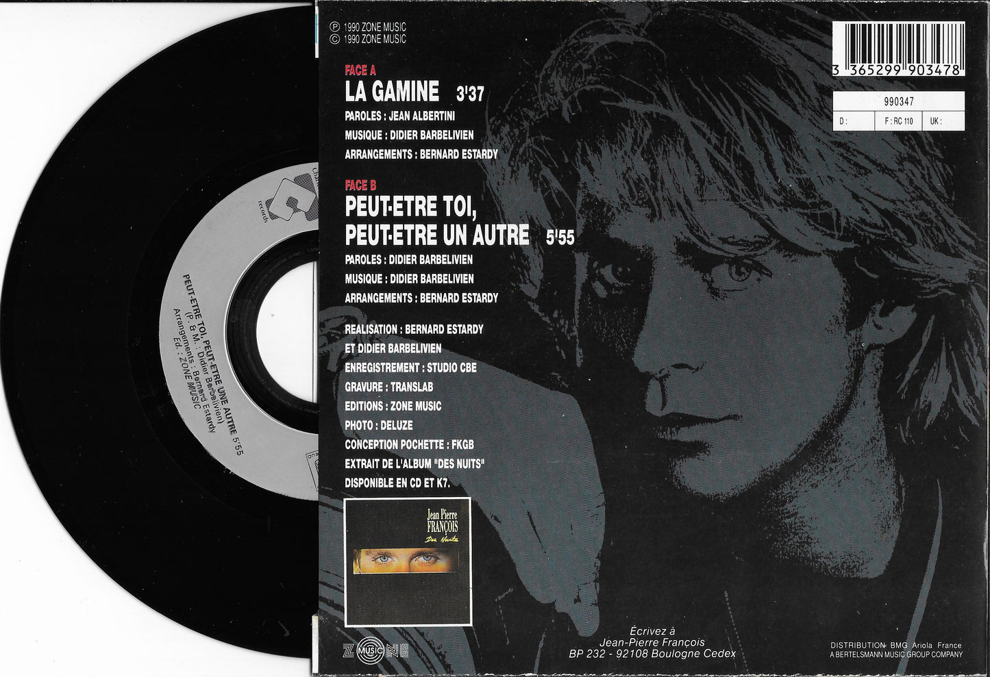 JEAN PIERRE FRANCOIS - La Gamine
