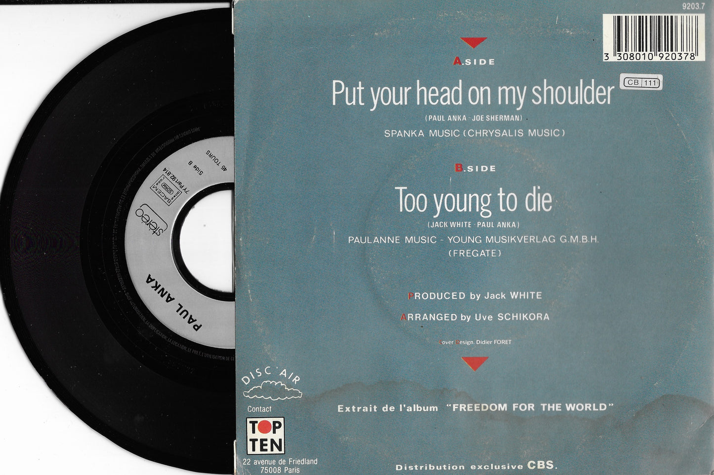 PAUL ANKA - Put Your Head On My Shoulder (Newly Recorded)