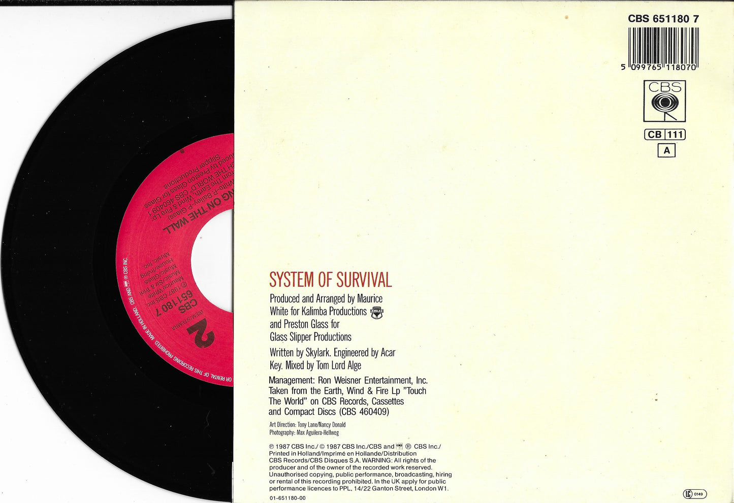 EARTH, WIND & FIRE - System Of Survival