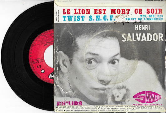 HENRI SALVADOR - Le Lion Est Mort Ce Soir
