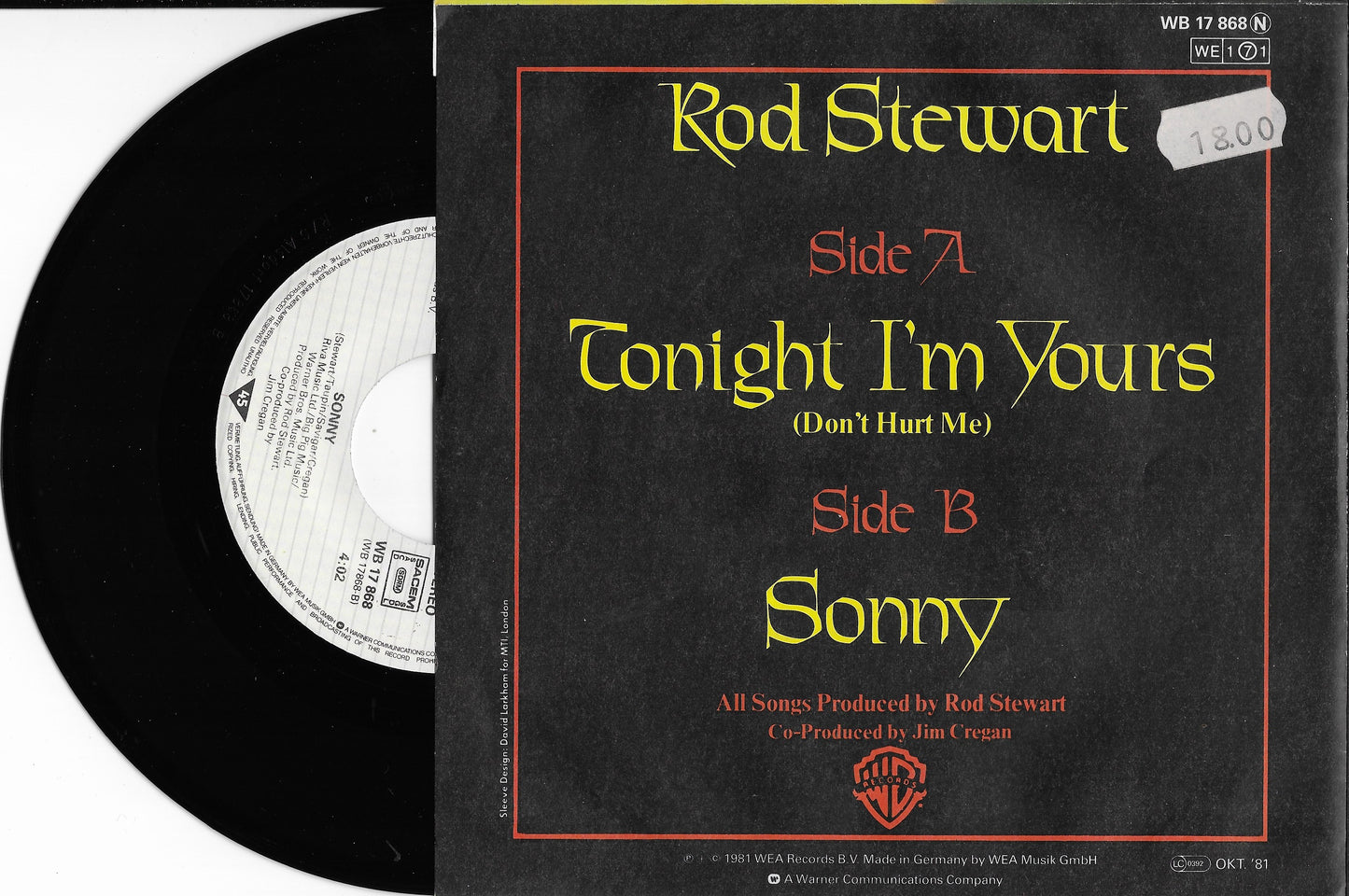 ROD STEWART - Tonight I'm Yours
