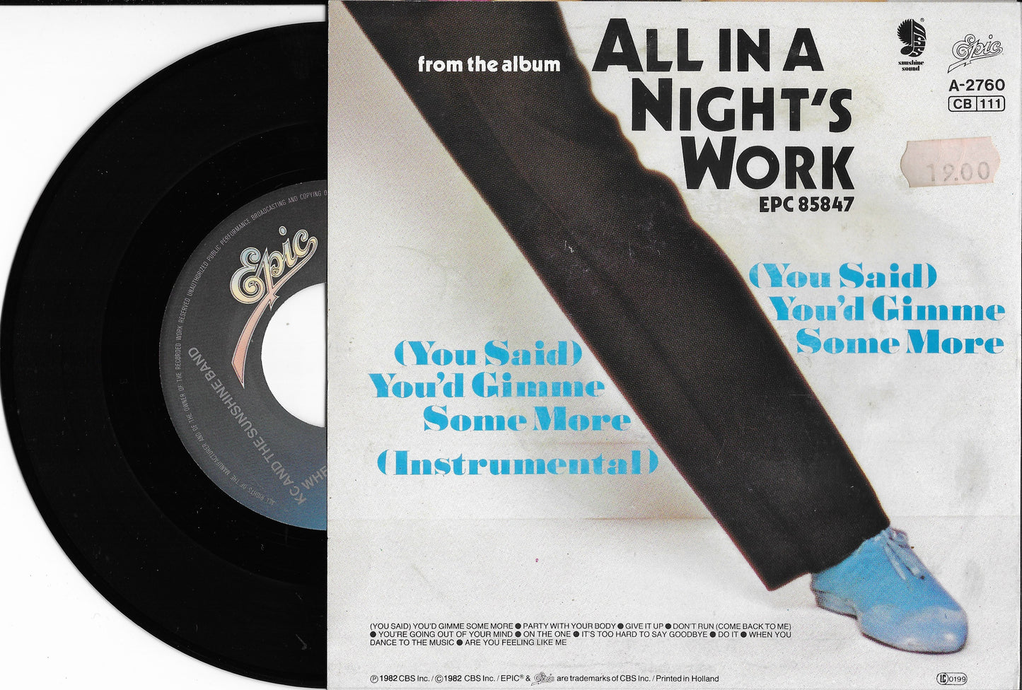 KC & THE SUNSHINE BAND - (You Said) You'd Gimme Some More