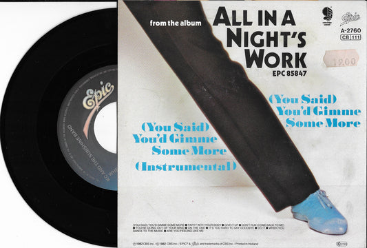 KC & THE SUNSHINE BAND - (You Said) You'd Gimme Some More