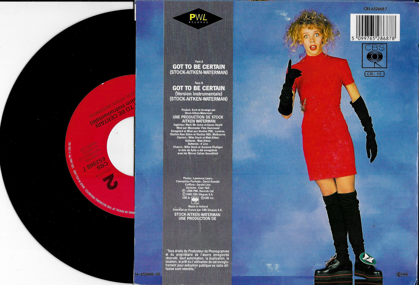KYLIE MINOGUE - Got To Be Certain