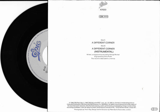 GEORGE MICHAEL - A Different Corner