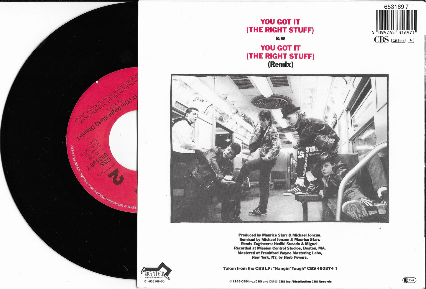 NEW KIDS ON THE BLOCK - You Got It (The Right Stuff)