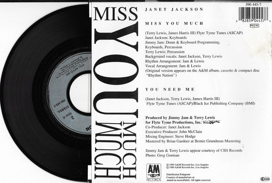 JANET JACKSON - Miss You Much