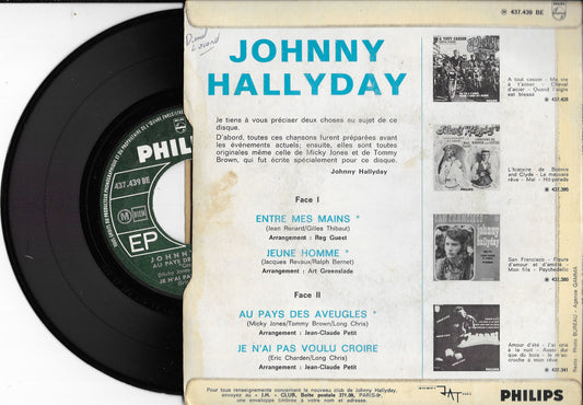 JOHNNY HALLYDAY - Entre Mes Mains