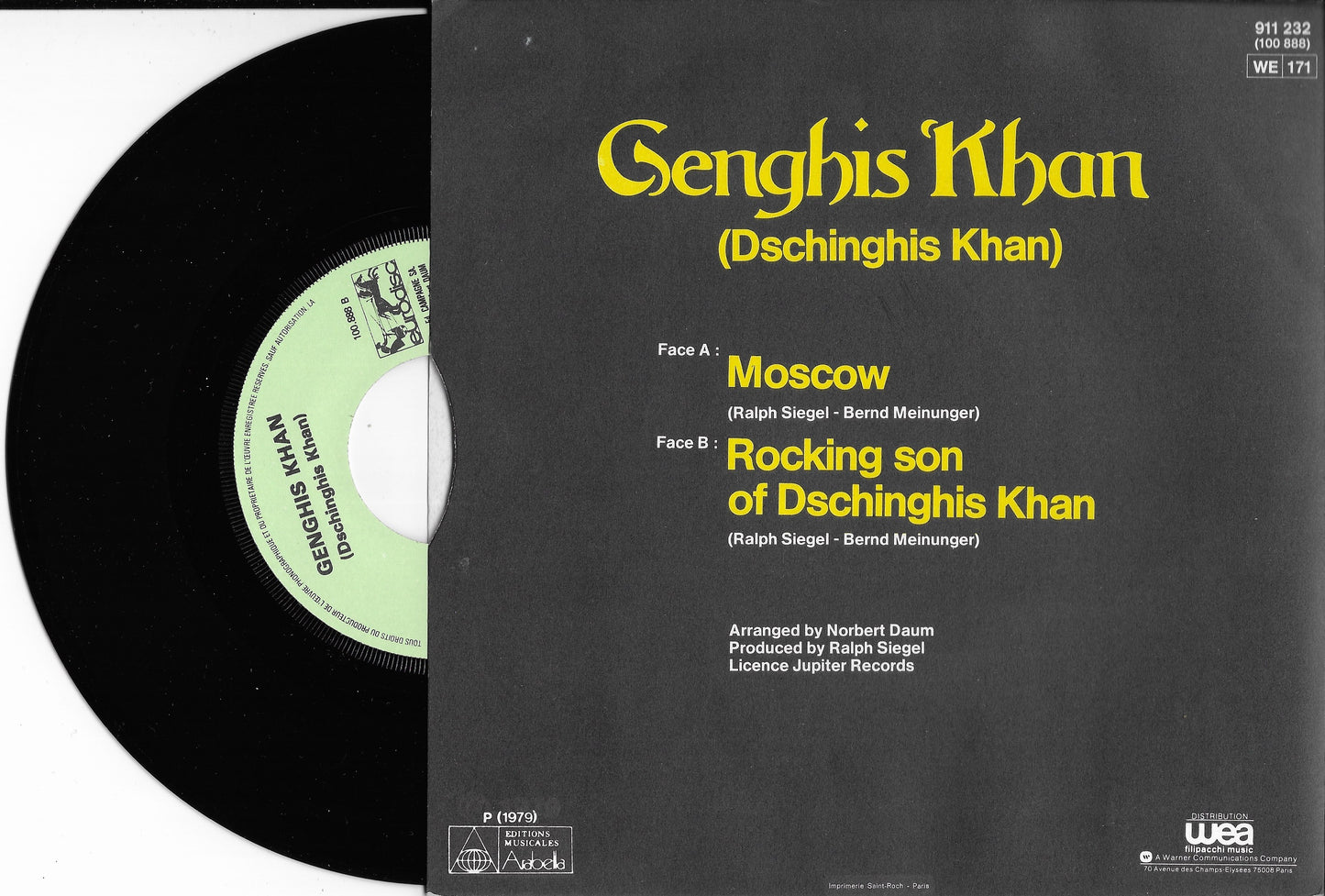 DSCHINGHIS KHAN - Rocking Son Of Dschinghis Khan (English Version) / Moscow