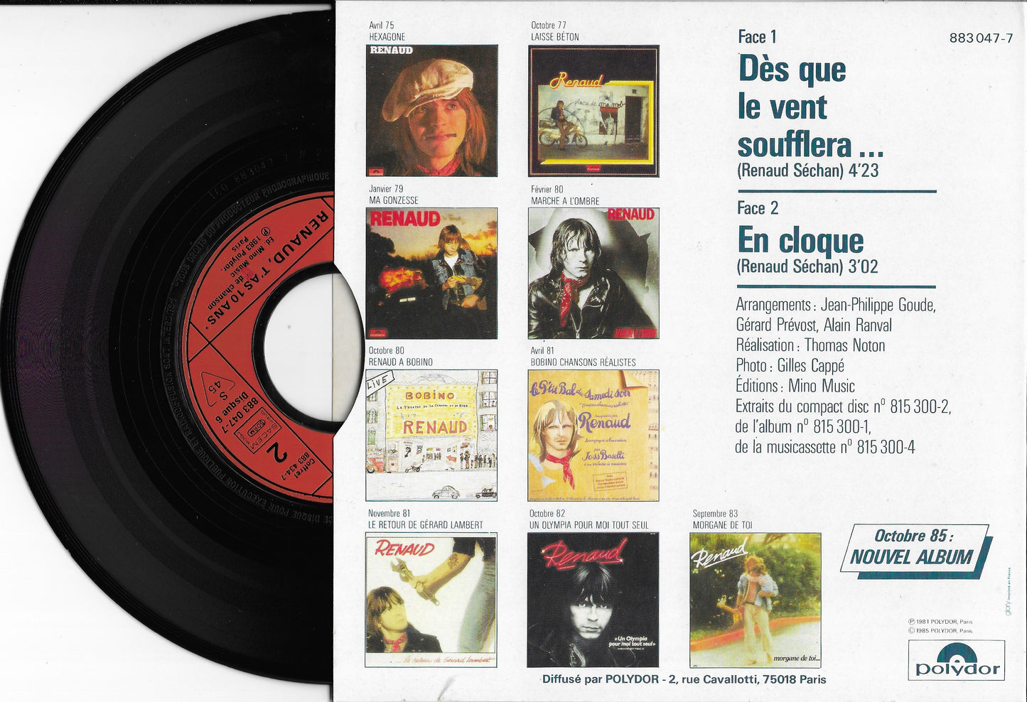 RENAUD - T'as 10 Ans* (*De Chanson) (Coffret 6 vinyles)