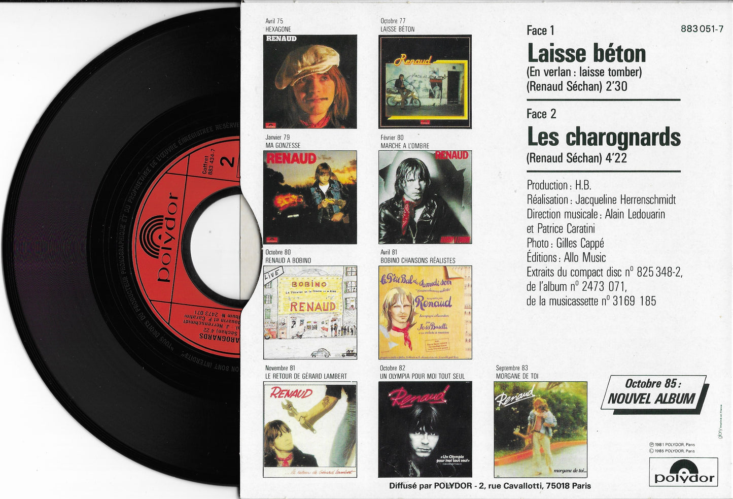 RENAUD - T'as 10 Ans* (*De Chanson) (Coffret 6 vinyles)