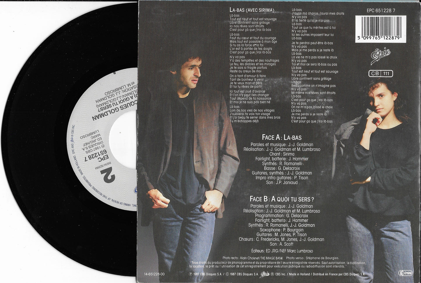JEAN-JACQUES GOLDMAN ET SIRIMA - Là-bas