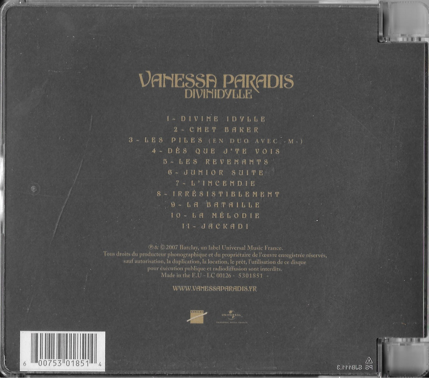 VANESSA PARADIS - Divinidylle