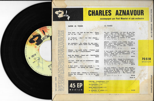 CHARLES AZNAVOUR - For Me... Formidable
