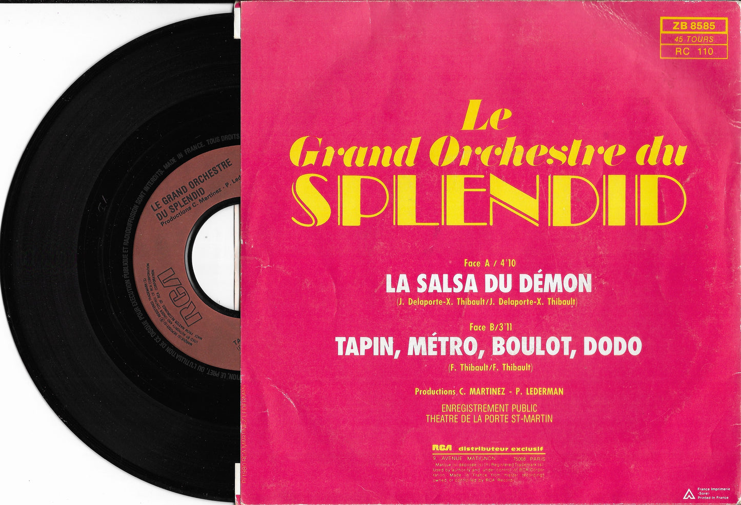 LE GRAND ORCHESTRE DU SPLENDID - La Salsa Du Démon