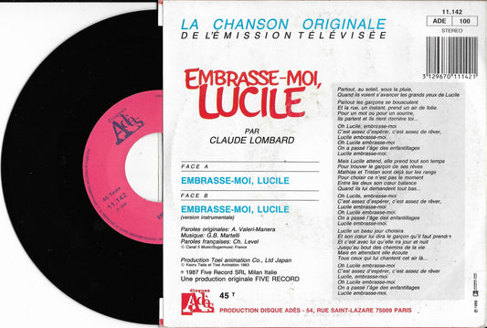 CLAUDE LOMBARD - Embrasse-moi, Lucile