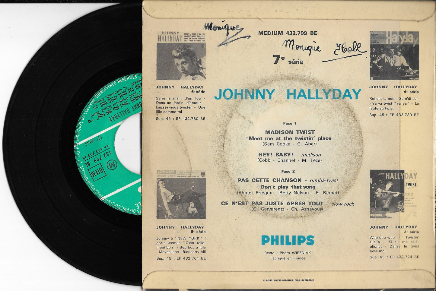 JOHNNY HALLYDAY - Madison Twist