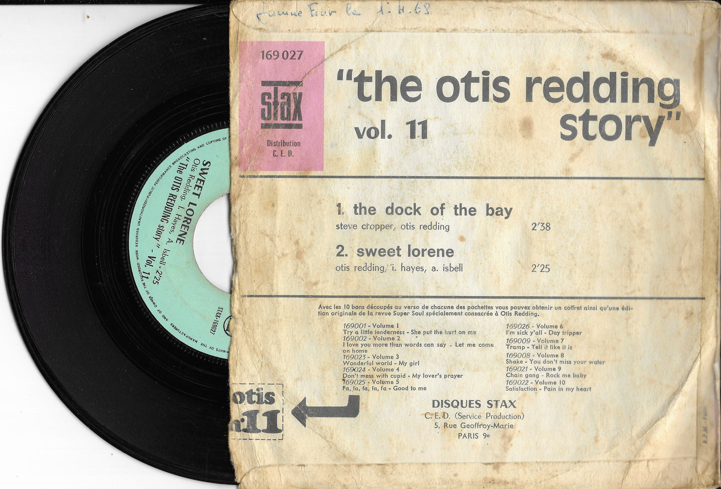 OTIS REDDING - The Dock Of The Bay