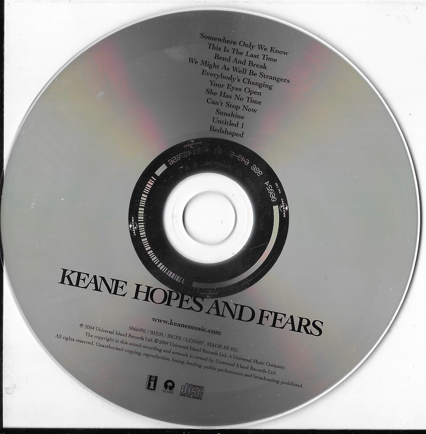 KEANE - Hopes And Fears