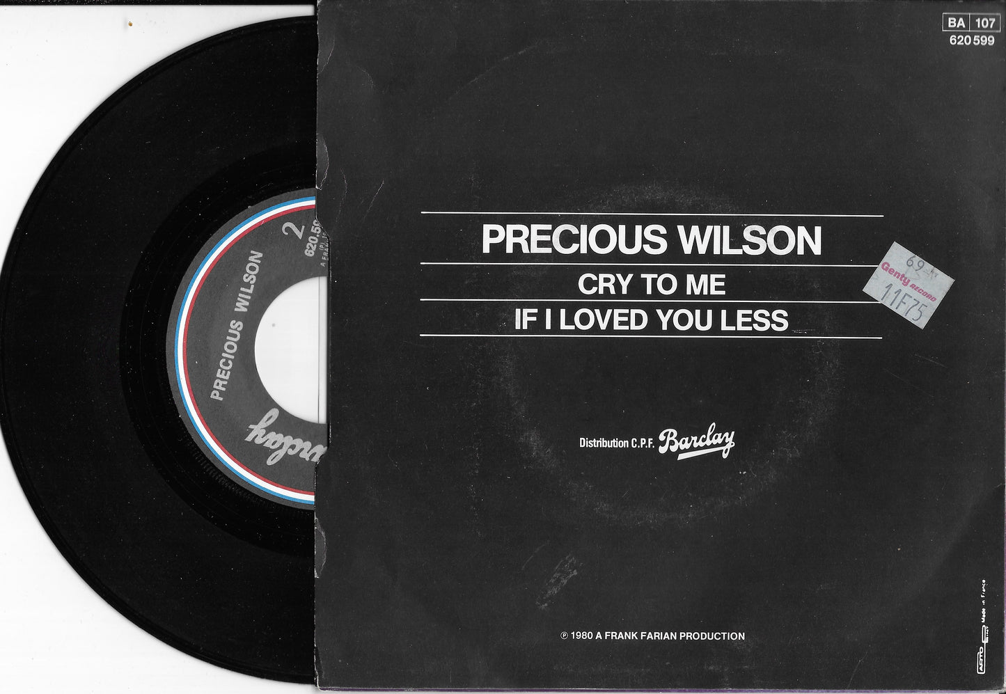 PRECIOUS WILSON - Cr-Cr-Cr-Cry To Me