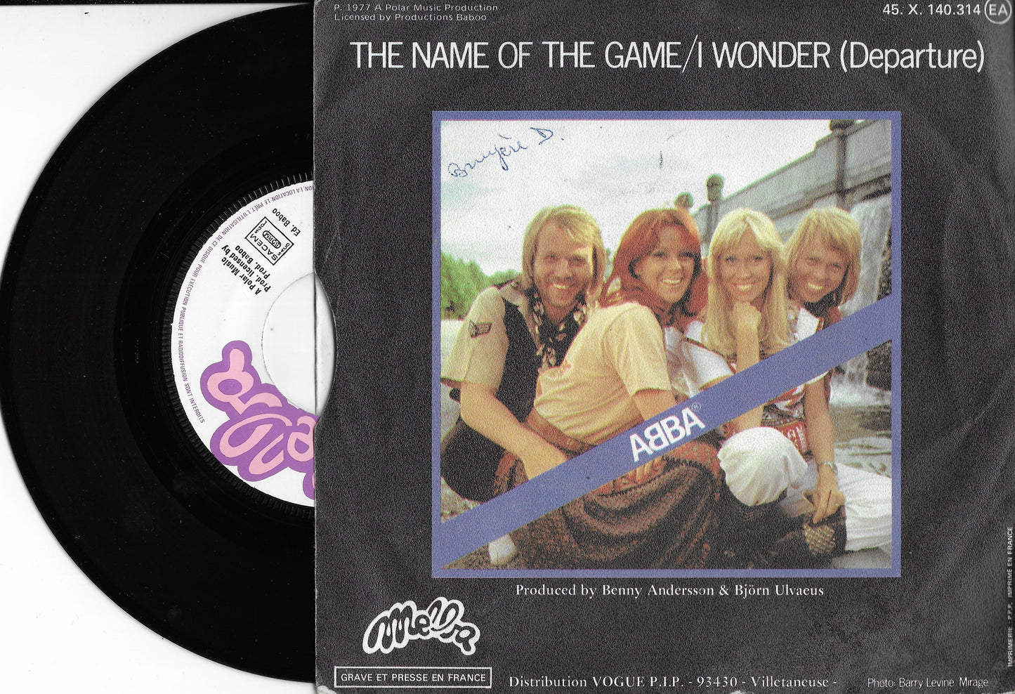 ABBA - The Name Of The Game / I Wonder (Departure)