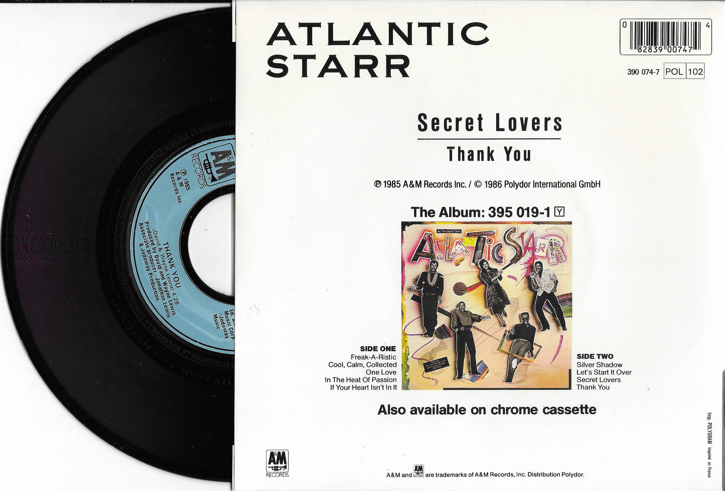 ATLANTIC STARR - Secret Lovers