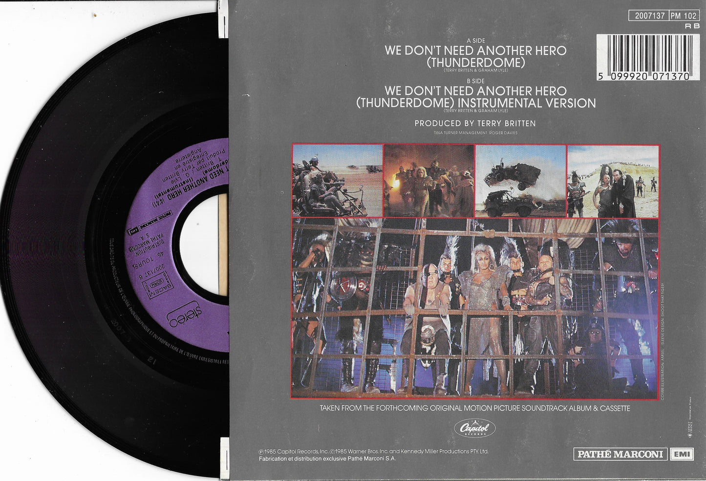 TINA TURNER - We Don't Need Another Hero (Thunderdome)