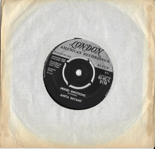 ANITA BRYANT - Paper Roses / Mixed Emotions