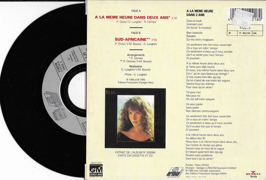 ELSA - A La Même Heure Dans Deux Ans