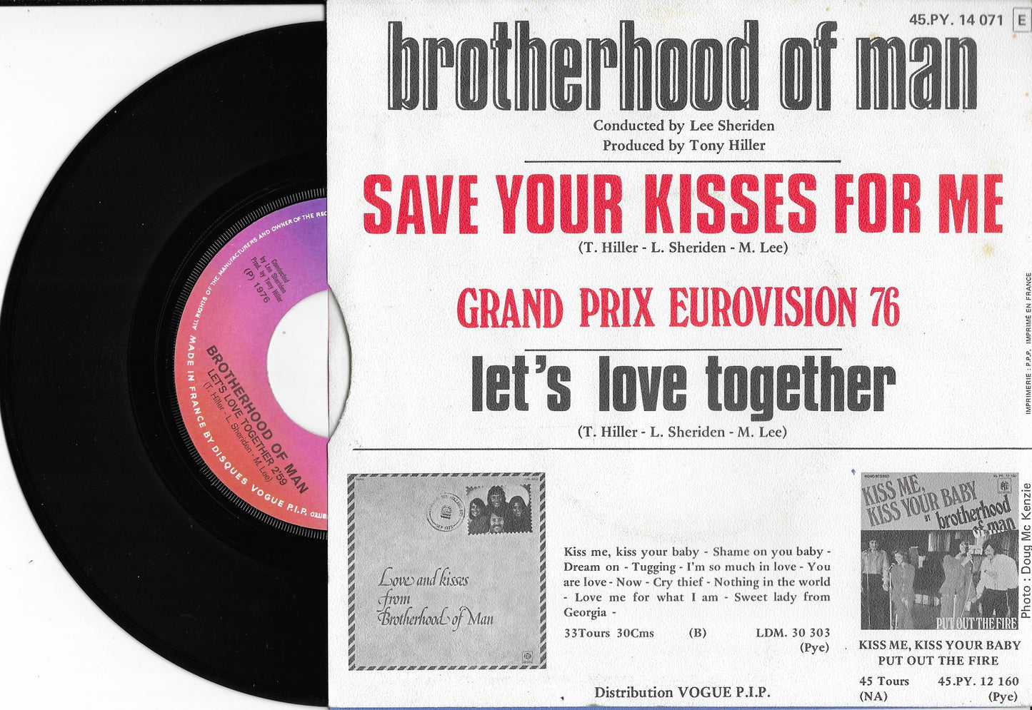 BROTHERHOOD OF MAN - Save Your Kisses For Me