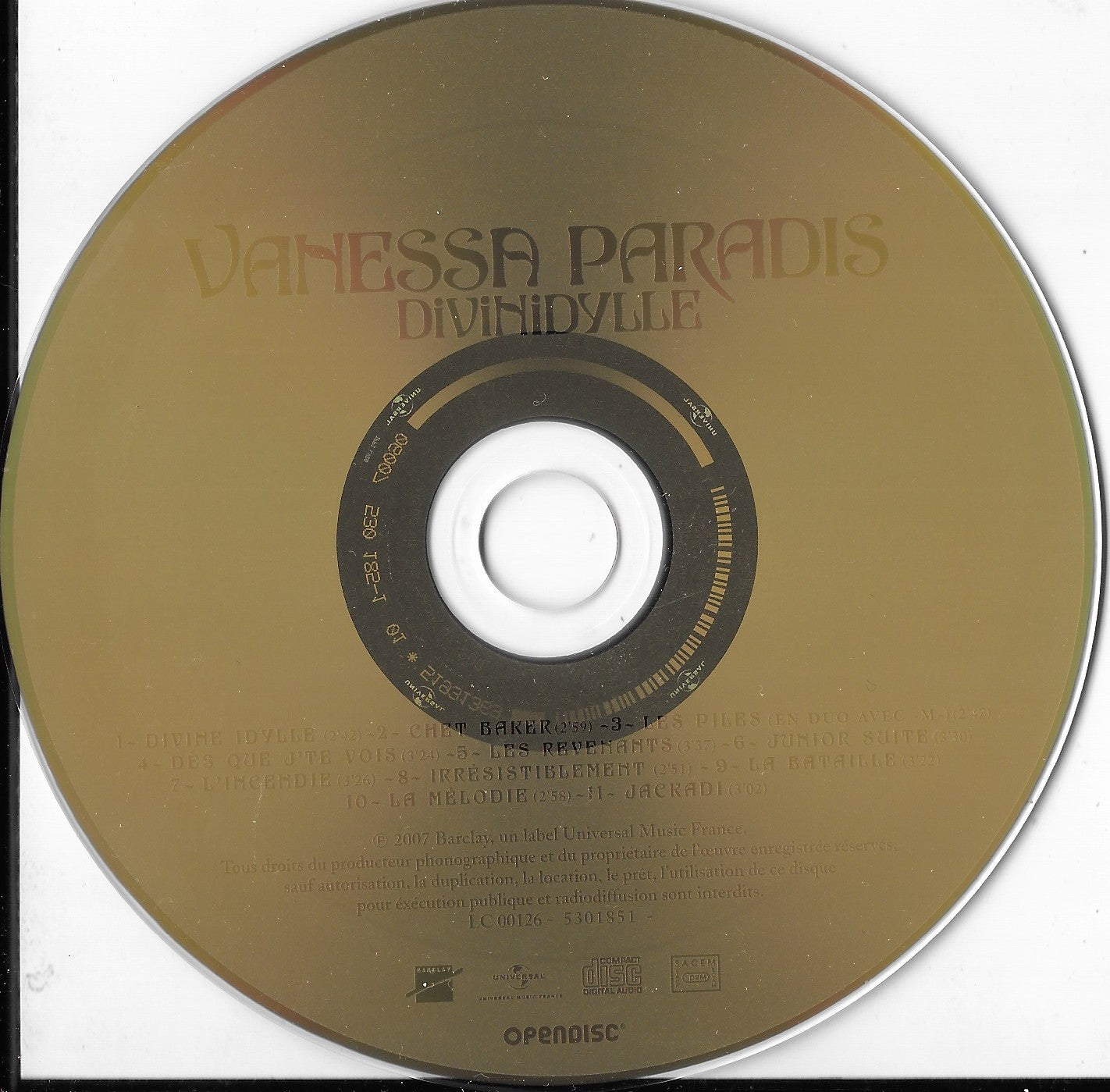 VANESSA PARADIS - Divinidylle