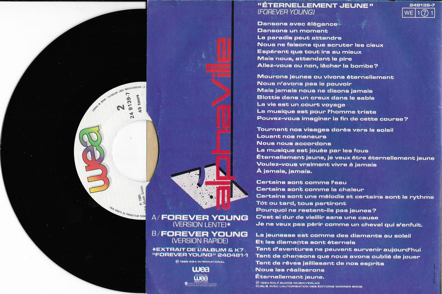 ALPHAVILLE - Forever Young
